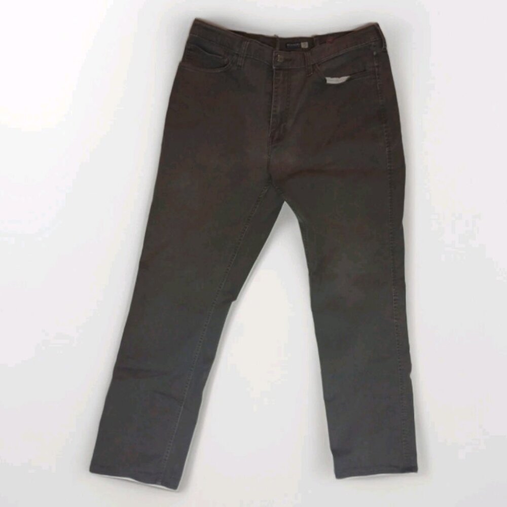 Dockers Men Straight Fit Brown Dress Jean Pant 38x32